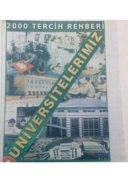 Milliyet Gazetesi Tercih Eki - 28 Nisan 2000 - 2000 Yılı Üniversite Tercih Eki GZ46576