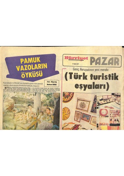 Hürriyet Gazetesi Pazar Eki 11 Eylül 1977 - Filiz Akın Sunucu Oluyor GZ114776