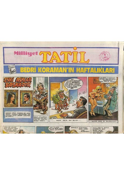 Milliyet Gazetesi Tatil Eki 7 Ekim 1990 - Vize , Italyanların Hızını Kesti GZ116108
