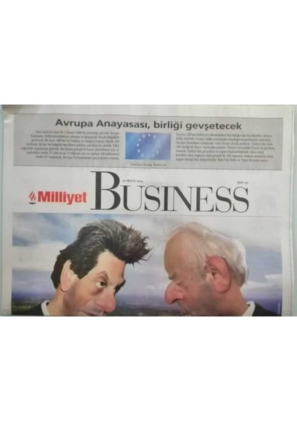 Milliyet Bussınes Gazetesi 22 Mayıs 2005 Laz Fıkrası Gibi Dernek Kavgası - GZ44615