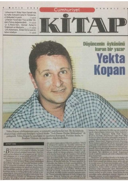 Cumhuriyet Gazetesi Kitap Eki 8 Mayıs 2003 - Düşüncenin Öyküsü,yekta Kopan GZ51289