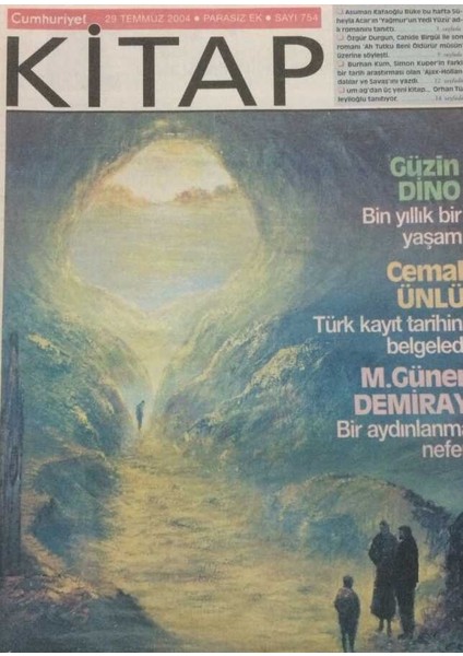 Cumhuriyet Gazetesi 29 Temmuz 2004 - Cemal Ünlü Türk Kayıt Tarihini Belgeledi GZ51253