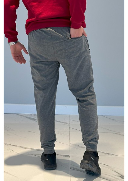 Erkek Beli Lastikli Cepli Eşofman Altı 3708 Antrasit modelleri