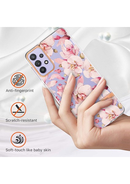 Yb Imd-8 Serisi Samsung Galaxy A13 4g Için Çiçek Moda Kapağı, Yumuşak Tpu Yastık Elektrokaplatma Imd Telefon CASE-HC005 Pink Gardenia (Yurt Dışından) fiyatları