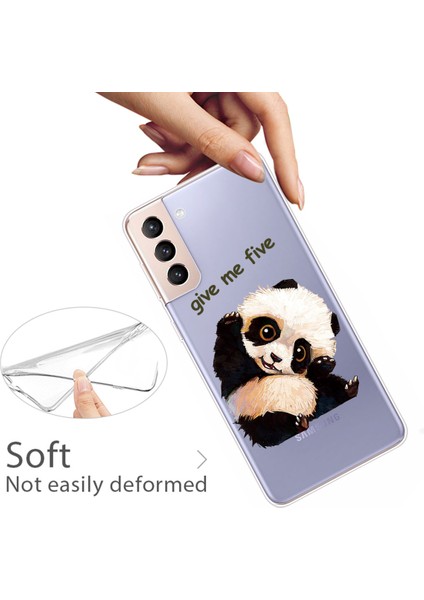 Samsung Galaxy S22 5g-Panda Için Yumuşak Olmayan Yumuşak Tpu Desen Baskı Anti-Drop Koruyucu Telefon Kılıfı Kapağı (Yurt Dışından) fiyatları