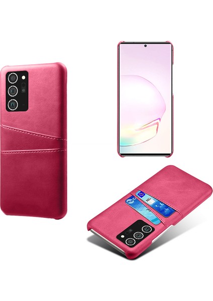 Sert Kapak Çift Kart Yuvaları Samsung Galaxy NOTE20 Ultra/20 Ultra 5g-Ros (Yurt Dışından)