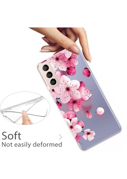 Imd Desen Baskı Yumuşak Esnek Tpu Samsung Galaxy S22 5g-Şeffaf Çiçeği Için Şok Geçirmez Koruyucu Telefon Kılıfı (Yurt Dışından) fiyatları