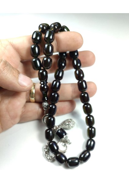 Ayyıldız Gümüş Kaplama Püskül Kombinli Sıkma Kehribar Sertifikalı No 3791 indirimleri