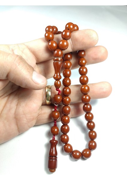 Muhammed Dabbas Usta Imzalı (Imzası Gümüştür) Sıkma Kehribar Sertifikalı 3747 indirimleri