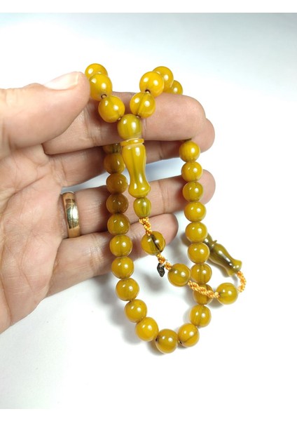 Muhammed Dabbas Usta Imzalı (Imzası Gümüştür) Sıkma Kehribar Sertifikalı 3725 indirimleri