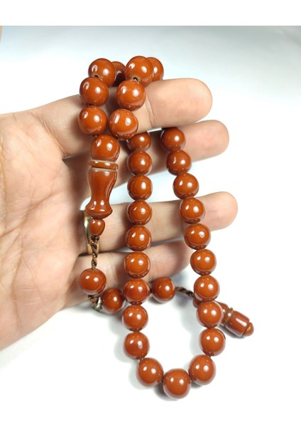 Muhammed Dabbas Usta Imzalı (Imzası Gümüştür) Sıkma Kehribar Sertifikalı 3722 fırsatları