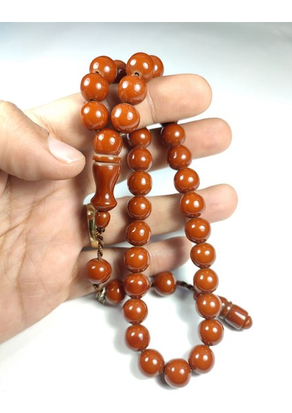 Muhammed Dabbas Usta Imzalı (Imzası Gümüştür) Sıkma Kehribar Sertifikalı 3722 indirimleri