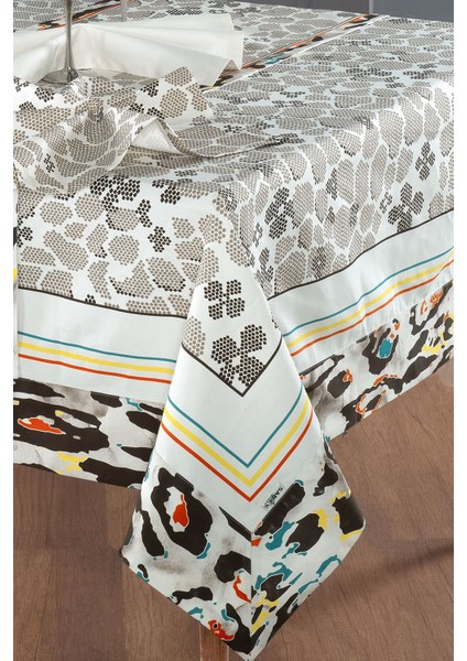 Woody Bej %100 Pamuk Masa Örtüsü 160*240 cm modelleri