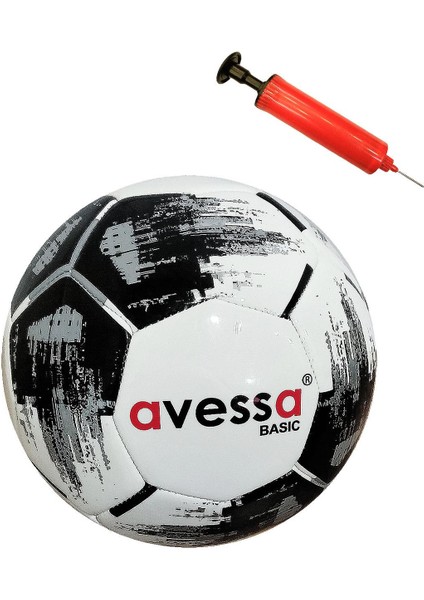 Basic Futbol Topu Siyah No5 Pompalı