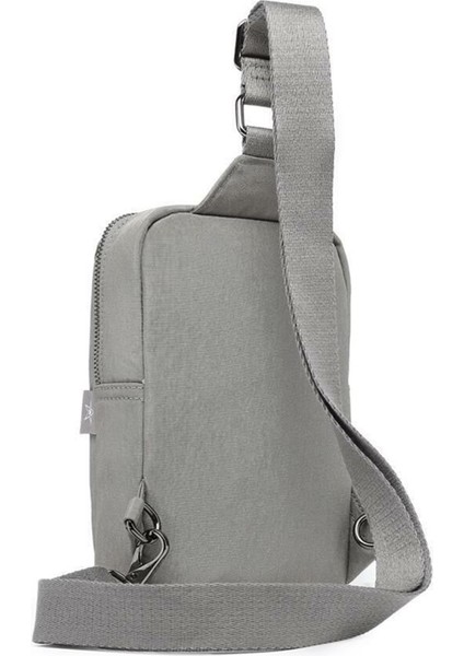 Smartbags Nano Metalik Kumaş Kadın Bodybag 2022-3105 M Metalik Gri modelleri