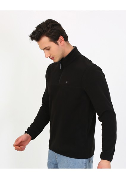 6001 Regular Fit Anti-Pilling Tüylenme Yapmayan Bato Yaka Kışlık Erkek Polar modelleri