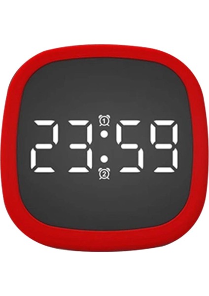 Silikon Pres Konsol Saati Kısılabilir Takvim Ses Kontrolü (Kırmızı) (Yurt Dışından)