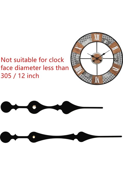 16MM Kuvars Dıy Duvar Saati Motor Kiti Dıy Saat Parçaları Tamir Hareketi (Yurt Dışından)
