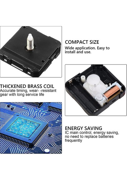 Kuvars Saat Mekanizması Kiti, Duvar Saati Mekanizmaları Mattery Powered (Yurt Dışından)