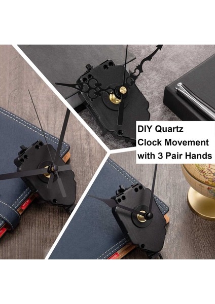 Dıy Duvar Saati Sarkaç Hareketi Mekanizması 6 Çift Ibreli (Yurt Dışından) modelleri