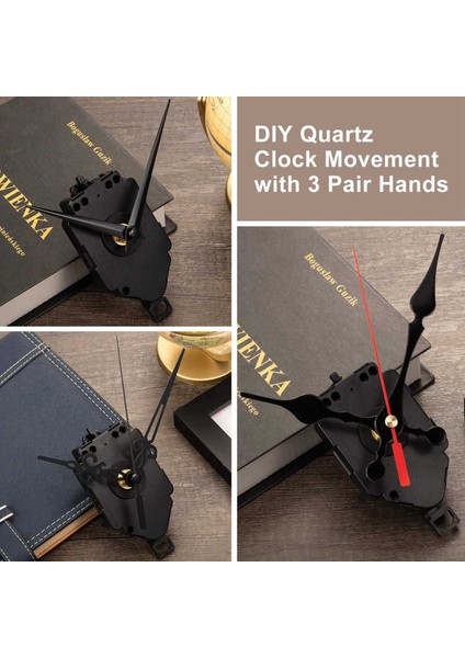 Dıy Duvar Saati Sarkaç Hareketi Mekanizması 6 Çift Ibreli (Yurt Dışından) fırsatları