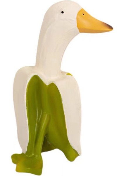 Yaratıcı Muz Ördek Heykeli, Yard Bahçe Dekor Ev Masası Dekorasyonu (Yurt Dışından)