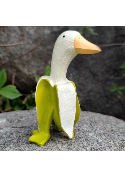 Yaratıcı Muz Ördek Heykeli, Yard Bahçe Dekor Ev Masası Dekorasyonu (Yurt Dışından) fiyatları