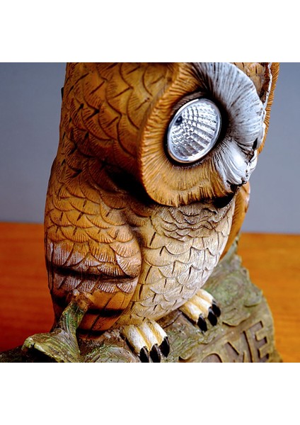 Ev Dekor Heykeller LED Güneş Enerjili Bahçe Işığı Kawaii Baykuş Güneş Işığı L (Yurt Dışından) indirimleri