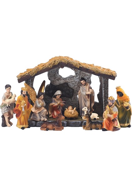 Noel Isa'nın Doğuşu Yemlik Grubu Sahne Dekorasyonu Hediye Kutusu Noel (Yurt Dışından)