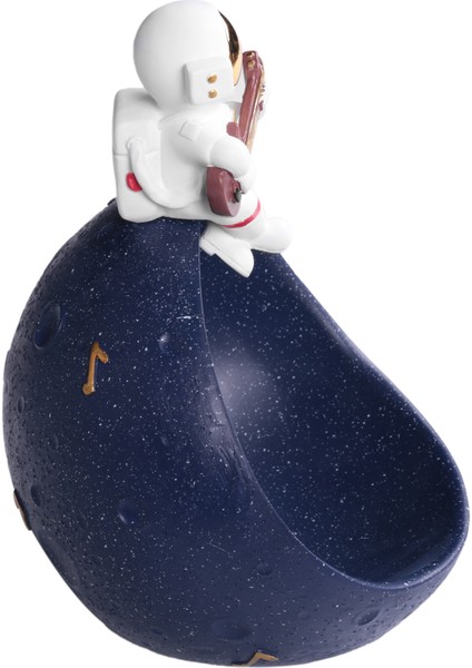 Astronot Heykelcik Anahtar Reçine Saklama Kutusu Anahtar Depolama Ev Dekor Koyu Mavi (Yurt Dışından) fırsatları