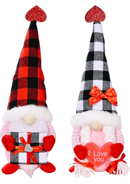 2'li El Yapımı Isveç Iskandinav Tomte, Masa Süsü (Yurt Dışından)