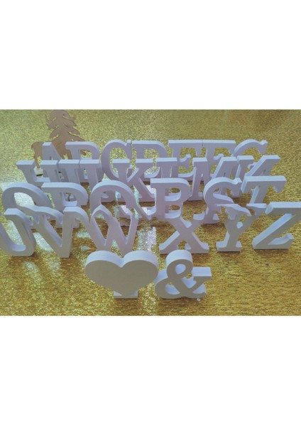 Takım 29 Adet Mektup Süsleri Diy Bağlantısız Ahşap Süslemeleri (Yurt Dışından) indirimleri