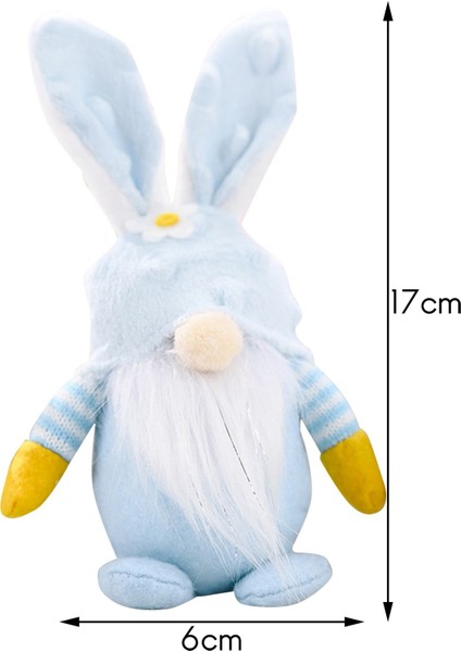 Paskalya Cüceleri Tavşan Dekor Cüce Yüzü Olmayan Peluş Ev Partisi Çocuk Oyuncakları, A (Yurt Dışından) fiyatları
