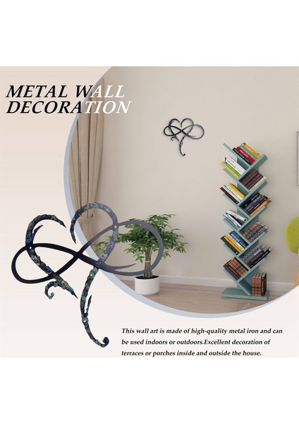 Metal Duvar Dekorasyonu-Ebedi Aşk Sonsuz Kalp Demir Sanat Dekor-S (Yurt Dışından) indirimleri