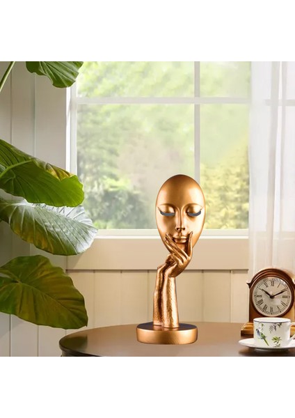 Insan Meditatörler Soyut Bayan Reçine Heykelleri, Ev Dekoratif, Altın (Yurt Dışından) fiyatları