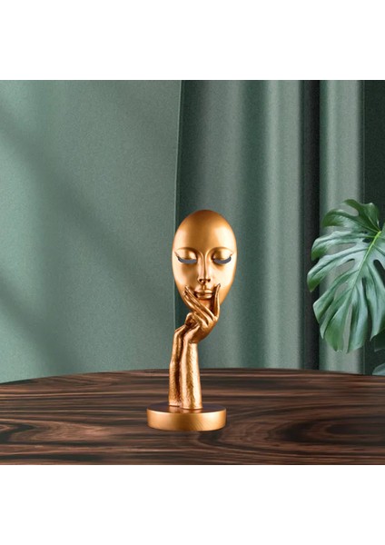 Insan Meditatörler Soyut Bayan Reçine Heykelleri, Ev Dekoratif, Altın (Yurt Dışından) modelleri