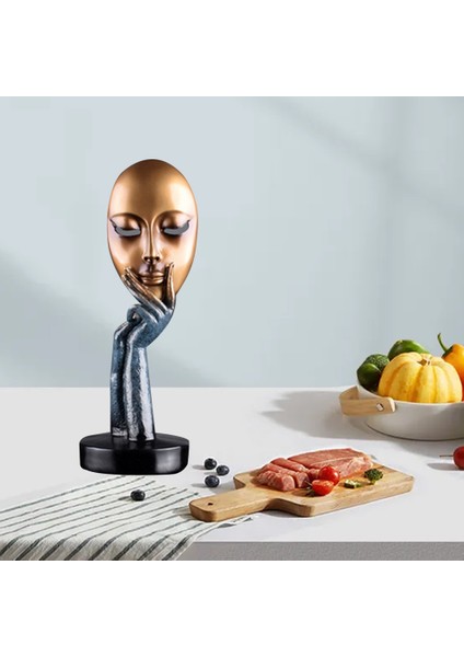 Insan Meditatörler Soyut Bayan Reçine Heykelleri, Ev Dekoratif, Altın (Yurt Dışından) fırsatları