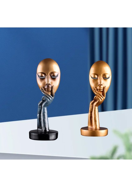 Insan Meditatörler Soyut Bayan Reçine Heykelleri, Ev Dekoratif, Altın (Yurt Dışından) indirimleri