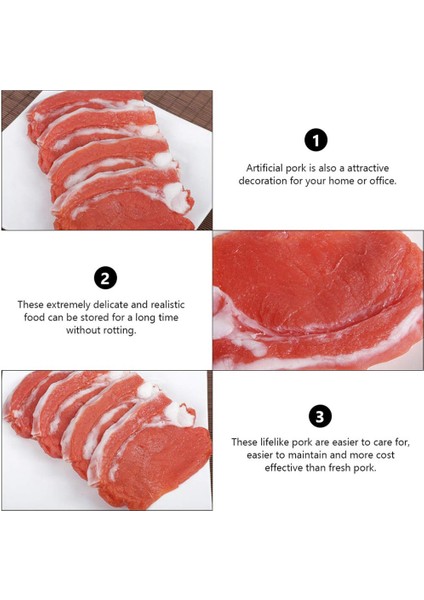 Adet Sahte Pişmiş Taze Domuz Simülasyon Kabine Masa Dekorasyonu (Yurt Dışından) indirimleri