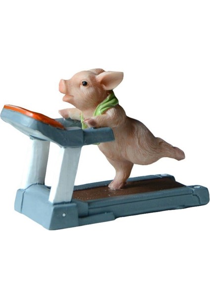 Sevimli Domuz Süs Spor Tavşanı Sincap Kedi Hayvan Figürleri-A (Yurt Dışından)