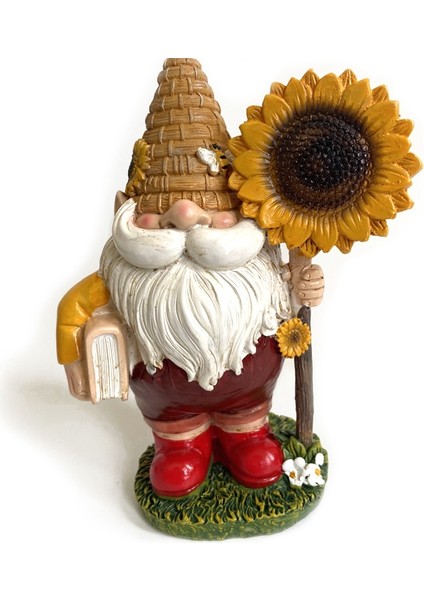 Ayçiçeği Gnome Bebek Masaüstü Dekor Yüzü Olmayan Bebek Cüce Dekor Süsleme (Yurt Dışından)