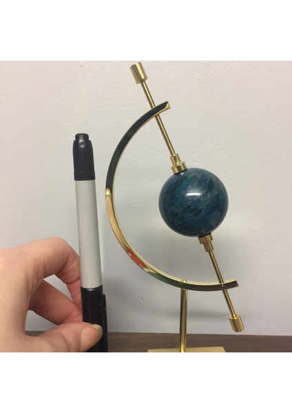 Süs Teşhir Standı, Küre Kristal Top Tutucu Altın Kaplama Braket (Yurt Dışından) indirimleri