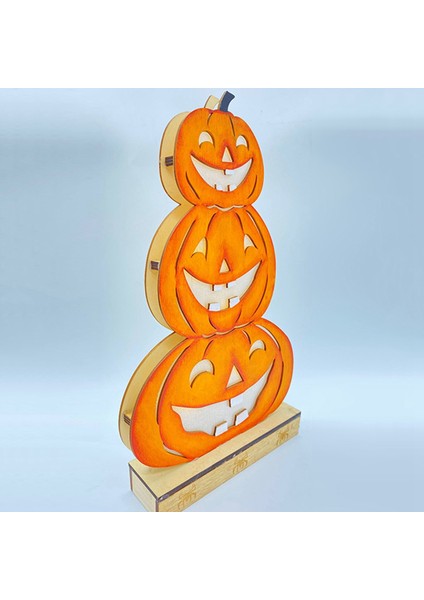 Ahşap Cadılar Bayramı Balkabağı Süslemeleri Ev Masa Aydınlık Dekorasyon (Yurt Dışından) indirimleri