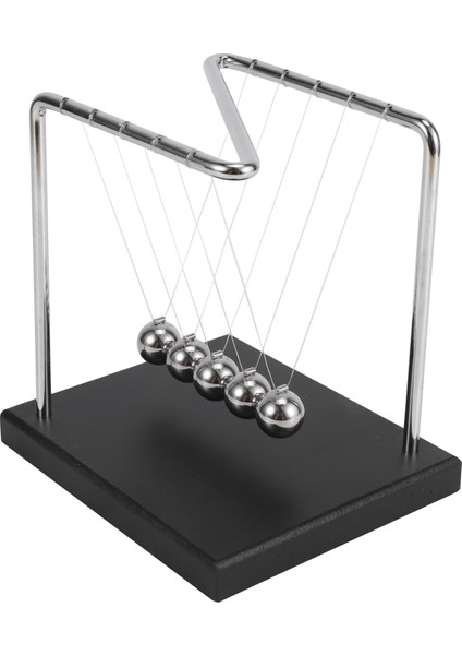 Newton Cradle Fizik Sarkaç Bilimi Z-Tipi Ahşap Eğitici Oyuncak (Yurt Dışından)