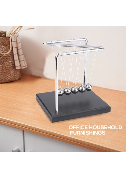 Newton Cradle Fizik Sarkaç Bilimi Z-Tipi Ahşap Eğitici Oyuncak (Yurt Dışından)