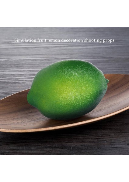 Yapay Limonlar ve Misket Limonları Ev Mutfağı Için Dekoratif Sahte Meyveler (Yurt Dışından)