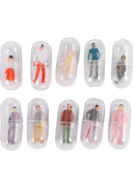 10 Adet/grup Şeffaf Kabuk Plastik Hap Konteyner Hap Kutuları Şişe (Yurt Dışından)