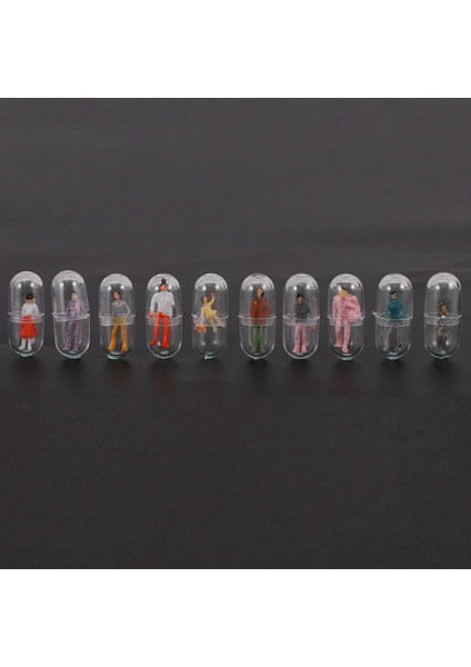 10 Adet/grup Şeffaf Kabuk Plastik Hap Konteyner Hap Kutuları Şişe (Yurt Dışından) fiyatları