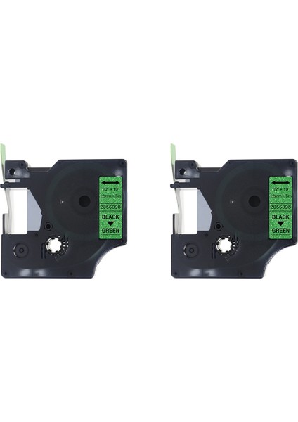 Dymo Letratag Lm-Pnp LM-150/160 Yazıcı 12MM Etiket Şerit Için 2 Adet (Yurt Dışından)