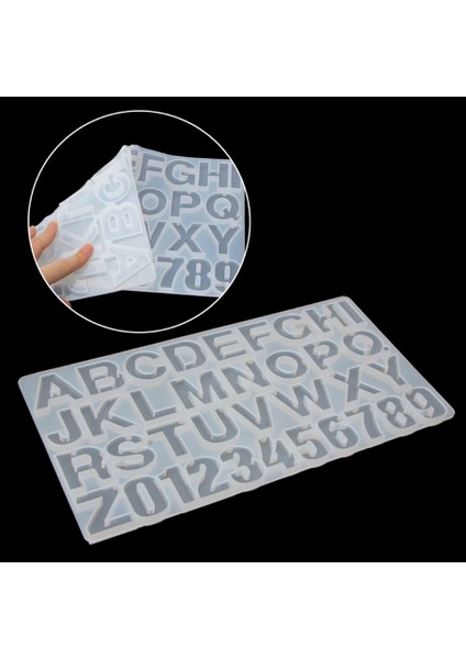 36 Adet Yapma Aracı Alfabe Harfler Sayılar Dıy Silikon Kalıp (Yurt Dışından) indirimleri